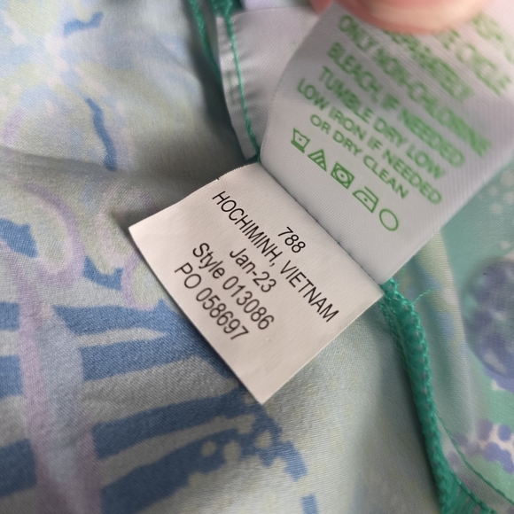 Lilly Pulizer Silvana Skort Botanical Green In A Flutter Size Small - Picture 16 of 16